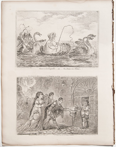 James Gillray originals Venus à la Coquille; or, the Swan-sea Venus


Theatrical Mendicants Relieved